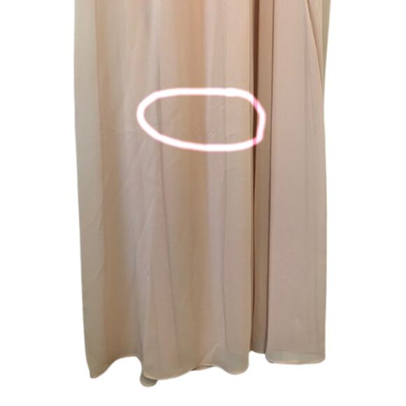 NWT BCBGMAXAZRIA Strapless Chiffon Formal Long Pink Dress | 2 - Picture 11 of 11